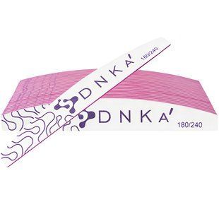 Пилка для нігтів DNKa' Half Moon 180/240 грит, 25 шт. NFD18-24-1 фото
