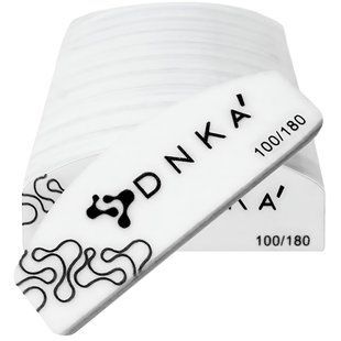 Міні-баф для нігтів DNKa' Half Moon 100/180 грит, 10 шт NBDM10-18-1 фото