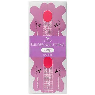 Нижні форми DNKa' Paper Builder nail forms long, 100pcs PBL-100 фото