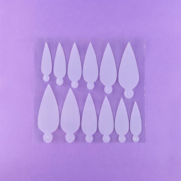 DNKa' Professional nail molds, 36pcs #0001 NMDNKA-1 фото