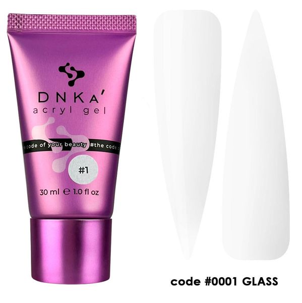 DNKa' Аcryl Gel #0001 Glass (tube) AGD0001T фото